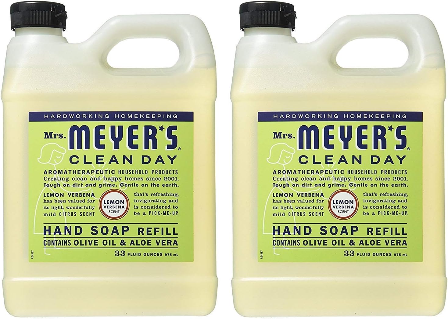 Mrs. Meyer's Liquid Hand Soap Refill Lemon Verbena, 33 FL OZ