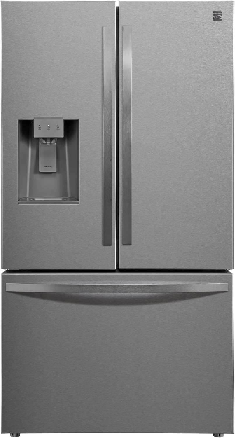 Kenmore 36" French Door Refrigerator with Freezer - Accela Chill, Adjustable Shelving, Dual Evaporator, ENERGY STAR Certified, 28.6 cu. ft. Capacity - Fingerprint Resistant Stainless Steel