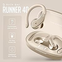 Vista 3 de Back Bay Audio - Auriculares inalámbricos Runner para correr, entrenamiento envolvente, auriculares Bluetooth para deportes, alrededor de la oreja