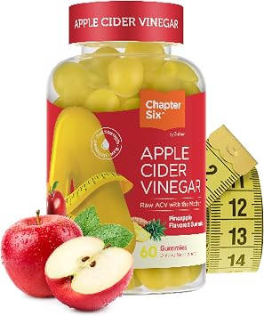 Zahler - Apple Cider Vinegar Gummies - Kosher & Delicious ACV for Women & Men - Detox Support & Cleanse - Gut Health & Metabolism - 60 Pineapple Flavored Gummies