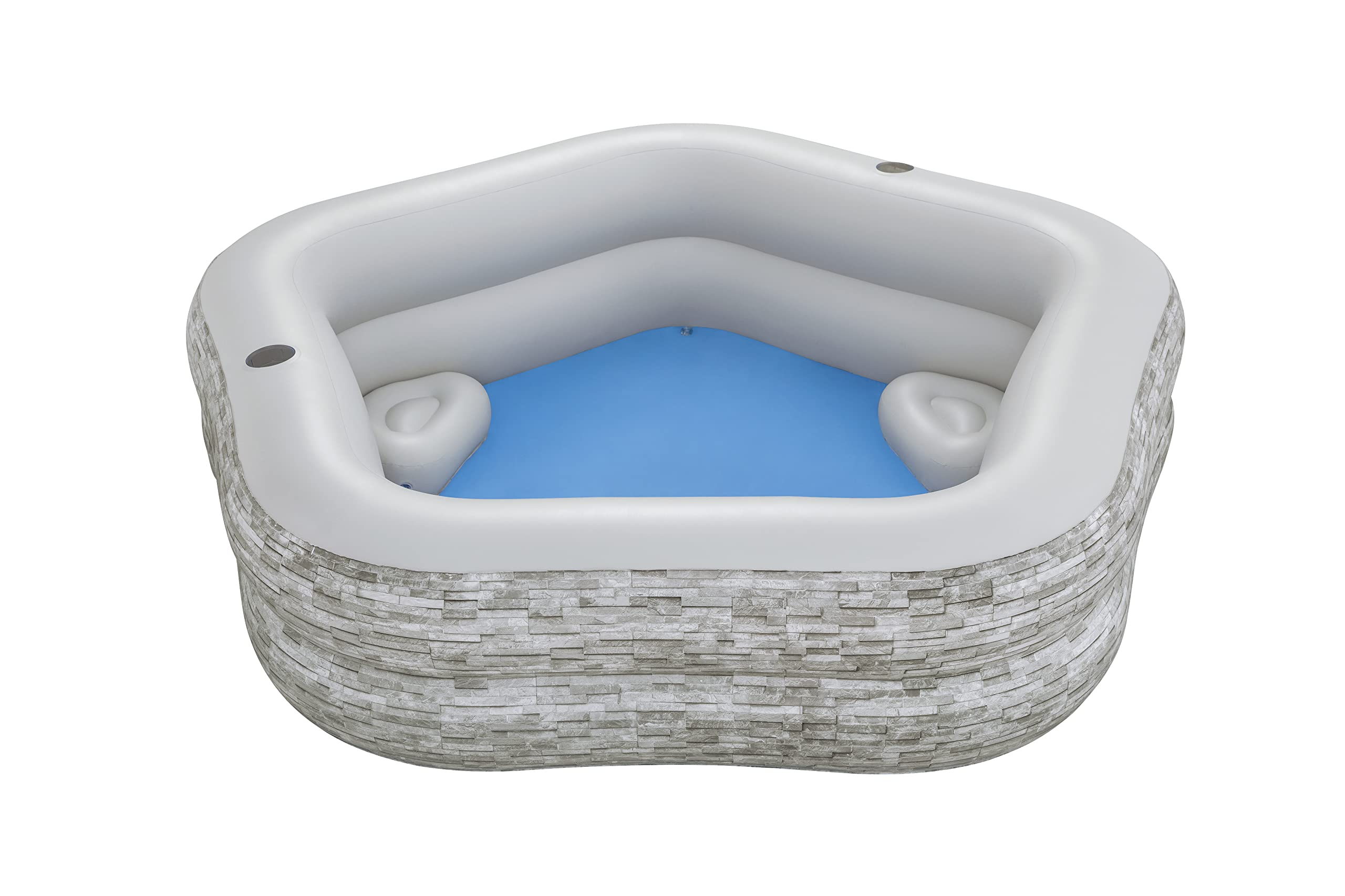 nadmuchiwany basen Bestway Szary 213 x 206 x 53 cm