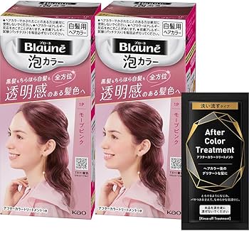 Amazon | ブローネ 泡カラー 1P モーブピンク 白髪染め+