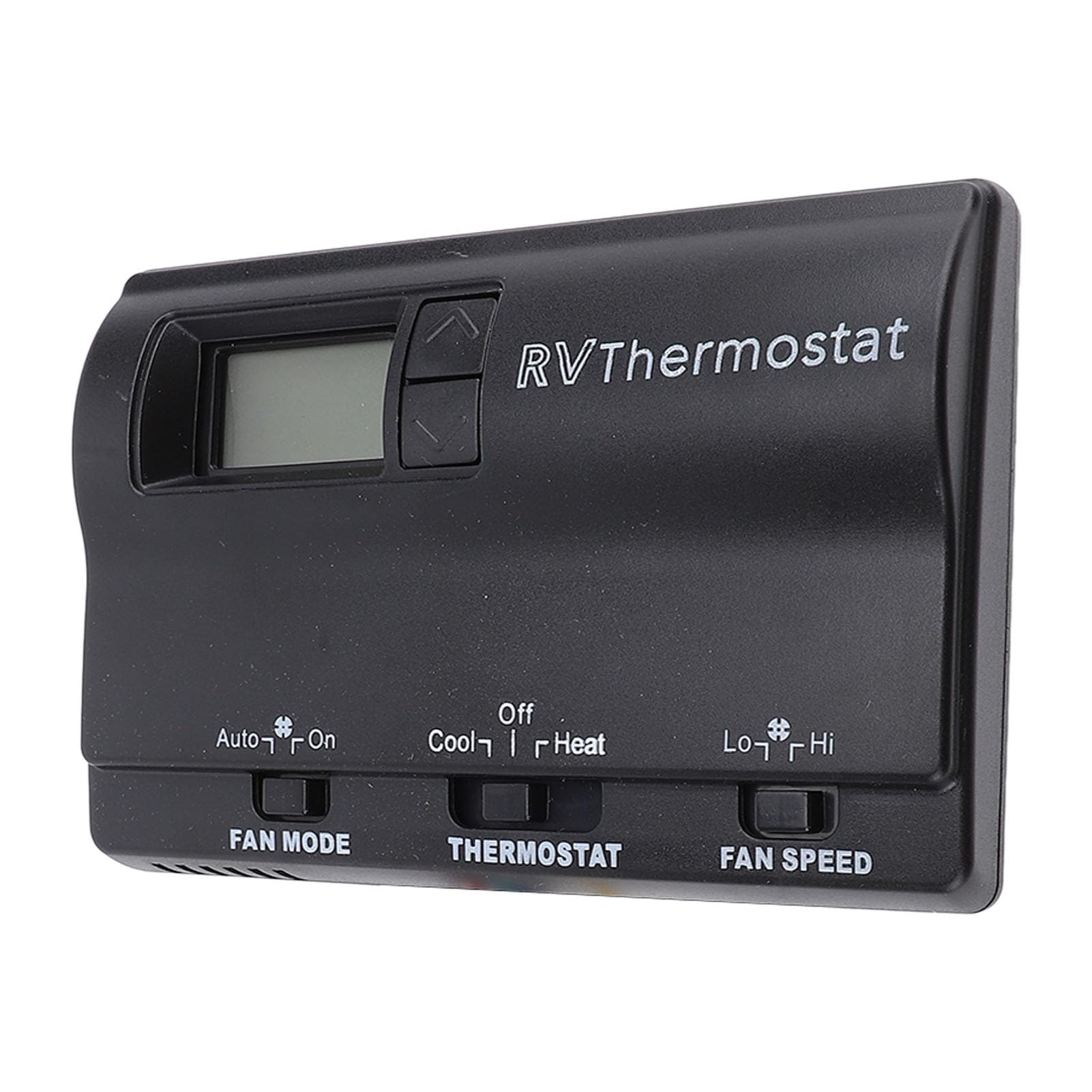 Dioche Thermostat Numérique de Remplacement pour Camping-Car, 3 Modes de Réglage, Chauffage et Refroidissement, Thermostat Mural 83303362 pour (Black)