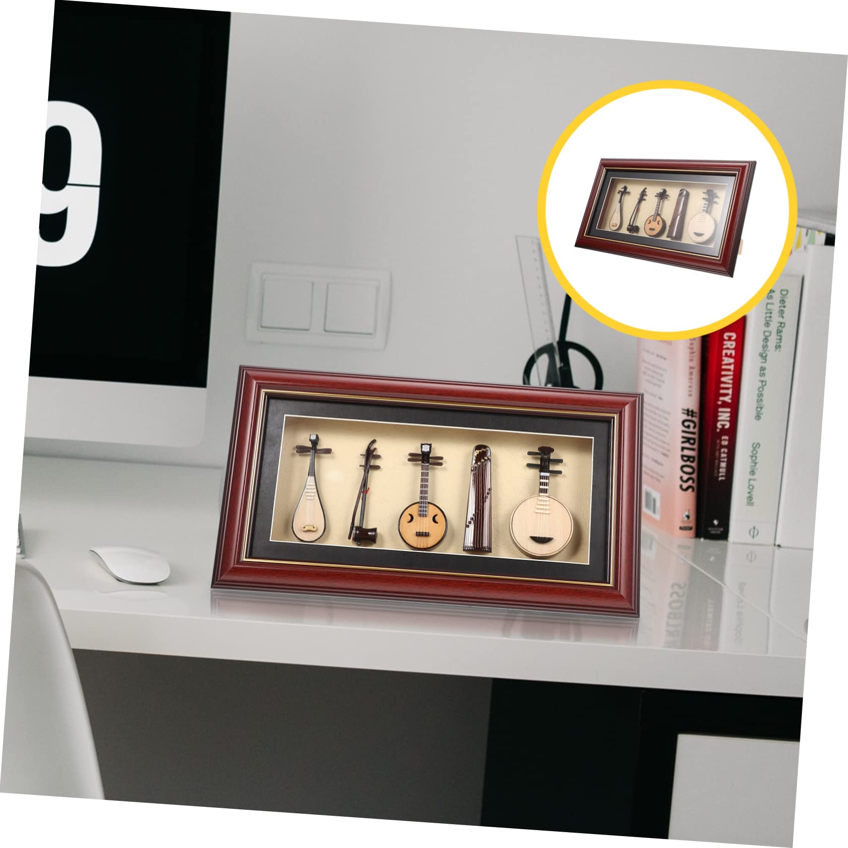 Set da 5 Modelli di Strumenti Musicali Folk Realistici per Arredamento Casa e Regalo