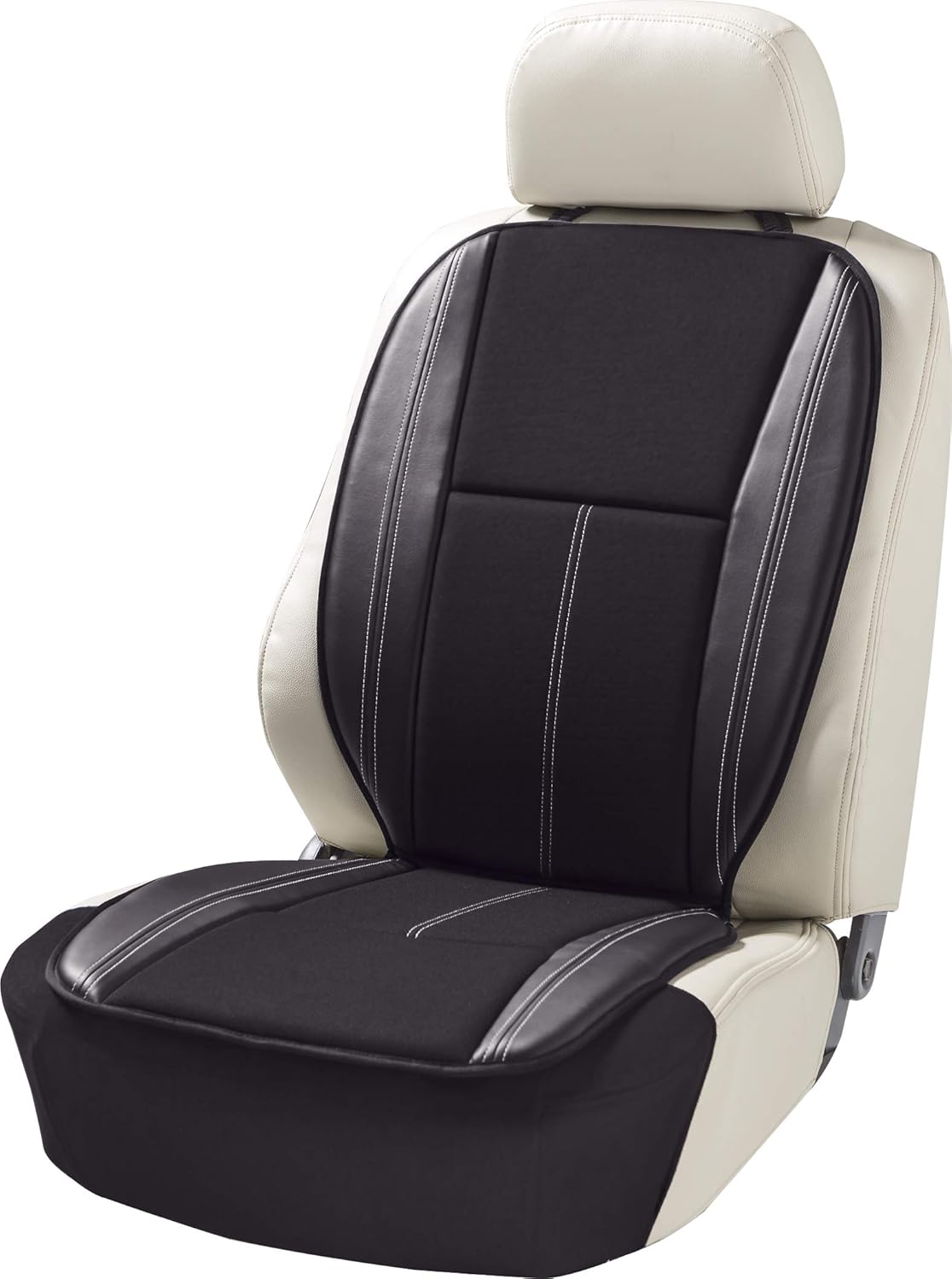 Amazon ボンフォーム シートクッション キルトレザー 軽 普通車 ダブル スカート型ストッパー付き ダブル50x104x2cm レッド 5348 07r 車 バイク 車 バイク