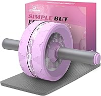 Vista 10 de VINSGUIR Ab Roller Wheel, Abs & Core Workout Equipment for Home Gym with Knee Pad Accessories, Abdominal Wheel for Full-body Strength Training