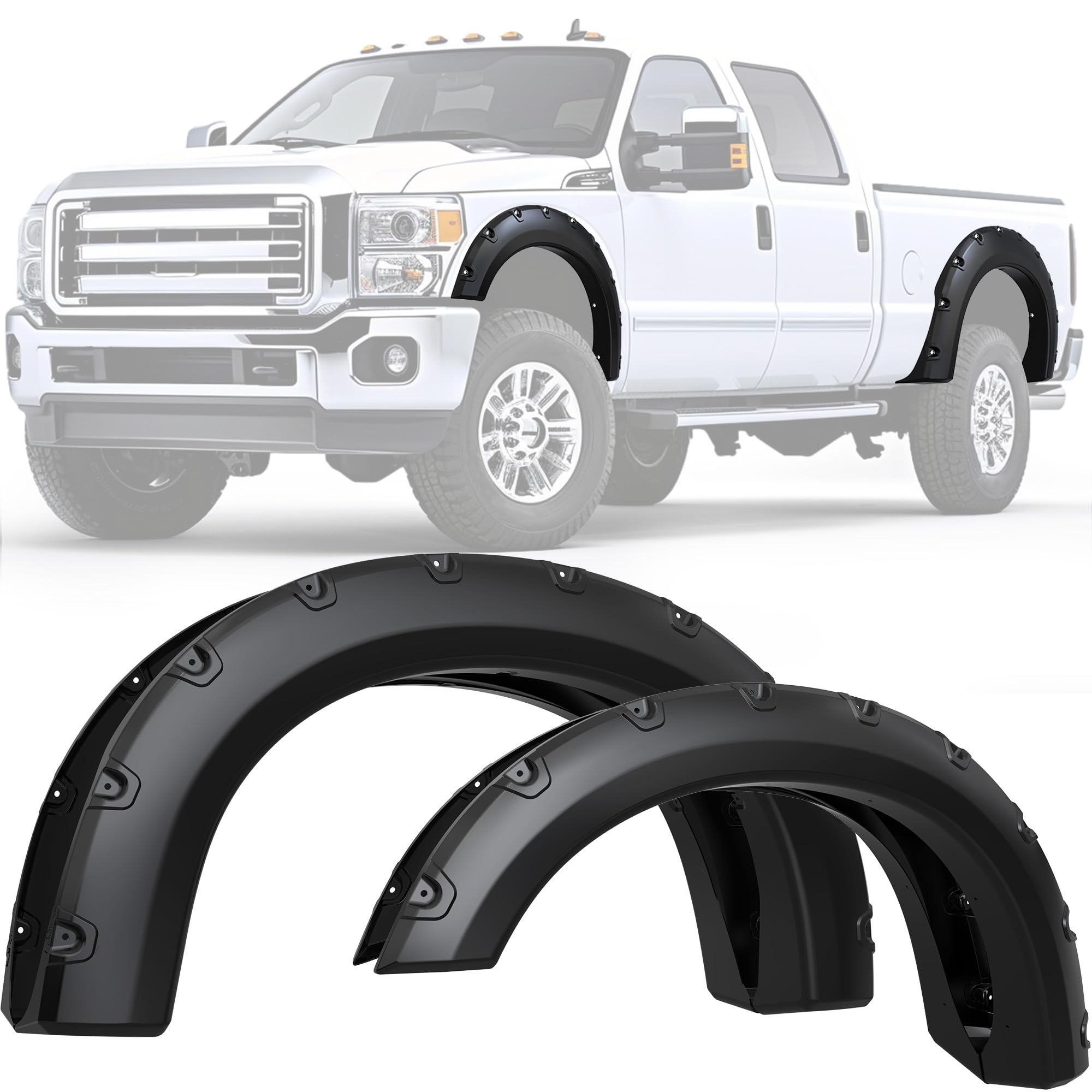 Photo 1 of YITAMOTOR Fender Flares for 2008-2010 Ford F250/F350