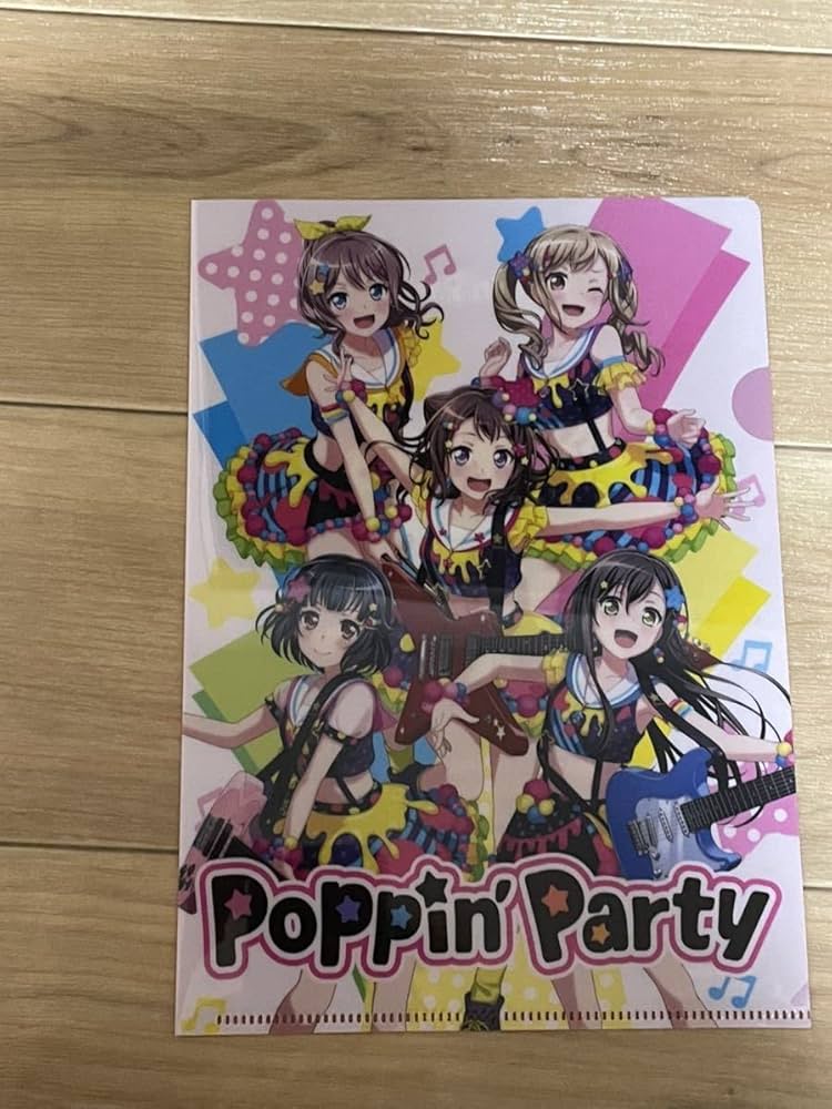希少　BanG Dream! バンドリ A5クリアファイル Amazon.co.jp: バンドリ Bang Dream A5クリアファイル Poppin'Party