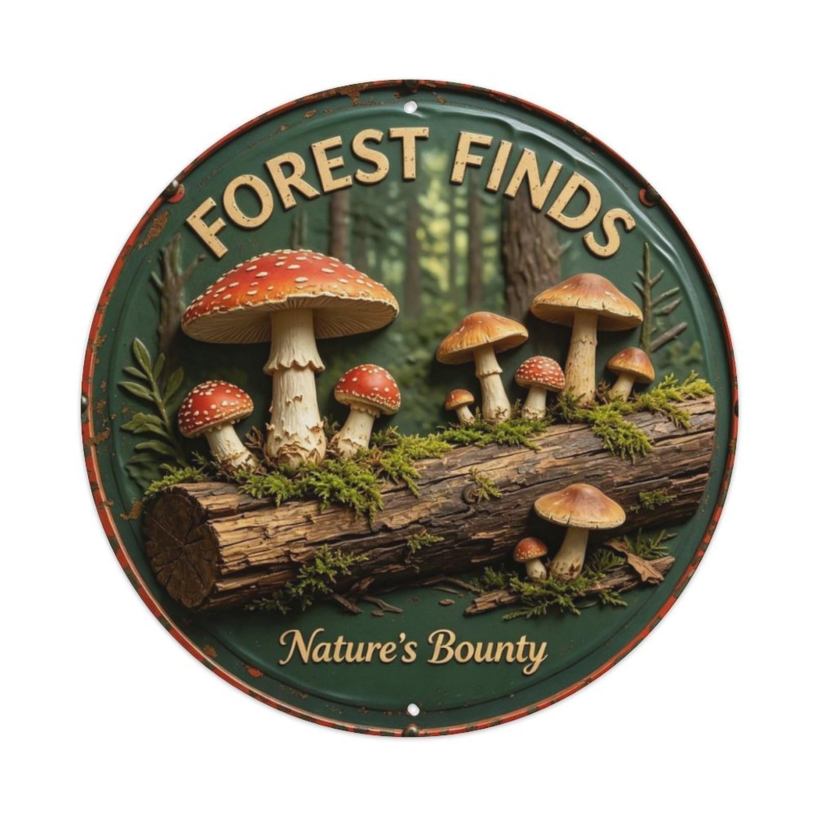 Nature's Bounty Metal Tin Sign Plaque