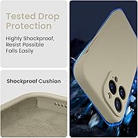 Vista 78 de FireNova Designed for iPhone 13 Pro Max Case, Silicone [Camera Protection] Phone Case with [2 Screen Protectors], Soft Anti-Scratch Microfiber Deep