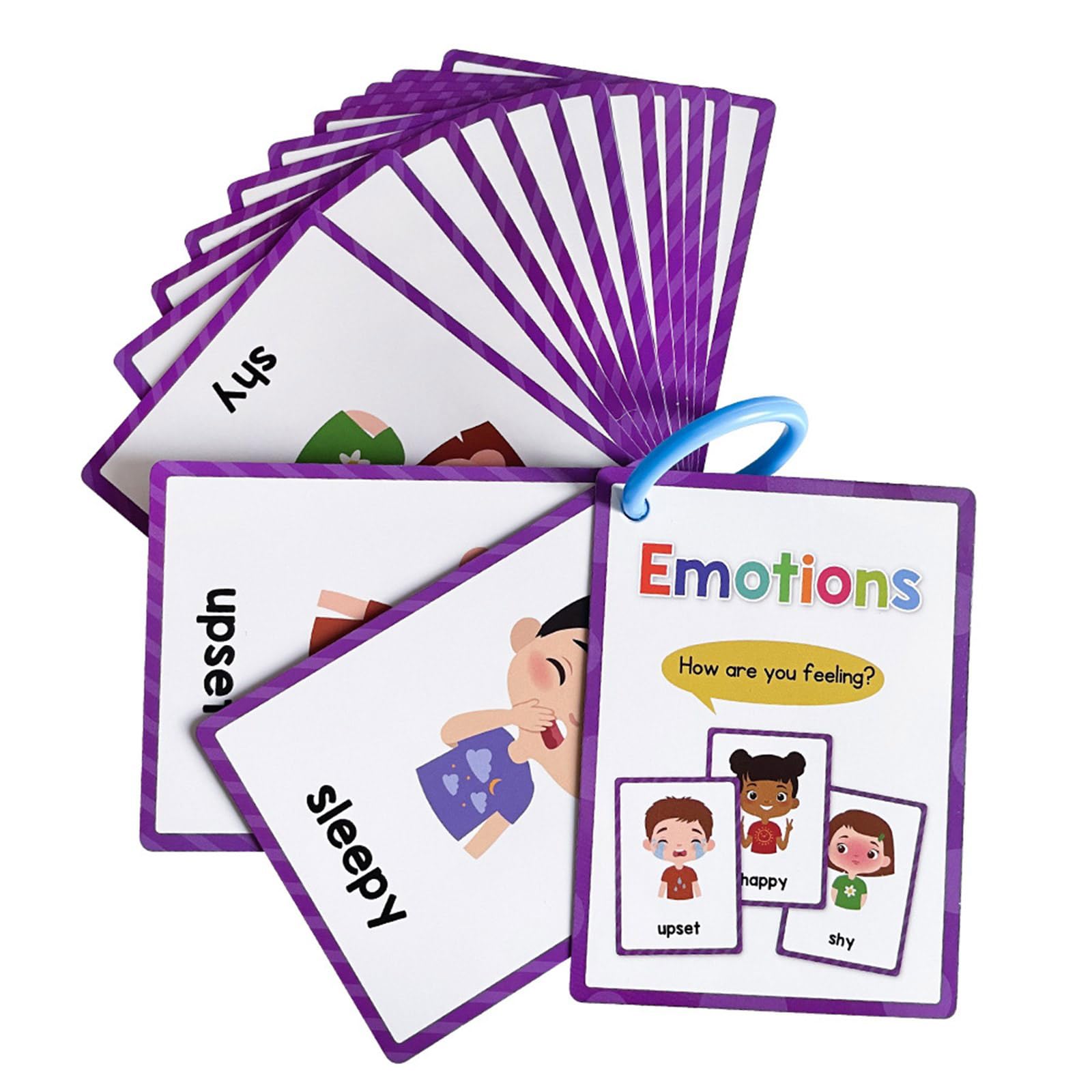 Tsophreniq Vocabulary Building Flashcards Kids Early Learning Word Card Classroom Teaching Tool for Toddler Preschoolers Ages 3-8 English Word Cards for Toddler