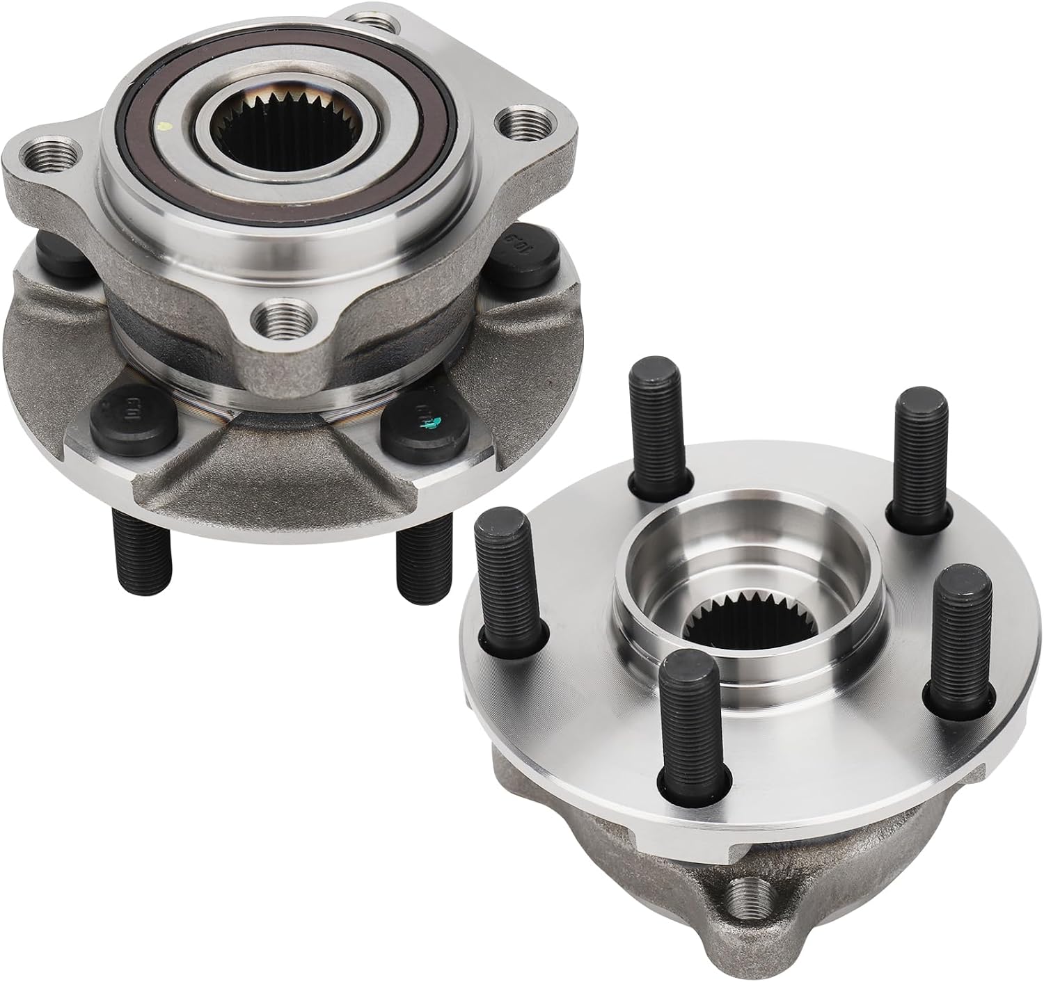 (Pair) DRIVESTAR 513220 Front Wheel Hub & Bearing Assembly for Subaru Legacy Outback 2005-2014 w/ABS