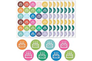 Charming Planner Buddy: Our Birthday Stickers for Planning a Sweet Year