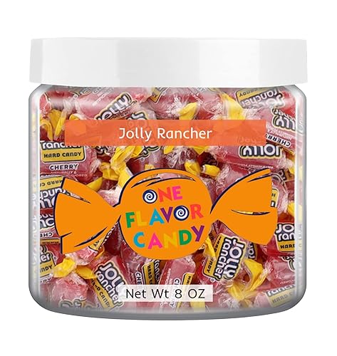 Miniatura 2 de Jolly Rancher World's Best Flavor Fruit Hard Candy Caramelos a granel en frasco, sabrosos y deliciosos momentos (cereza, 8 onzas)