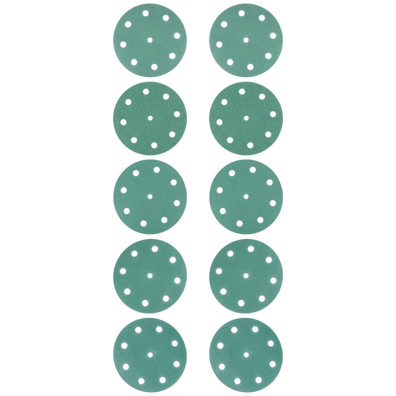 Kozelo 10pcs Green Film Sanding Discs