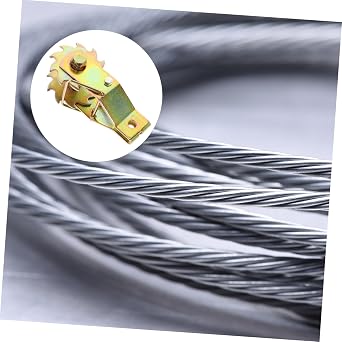 Steel Wire Tensioner Heavy Duty Wire Rope Tightener Metal Cable Strainer for Outdoor and Greenhouse Tension