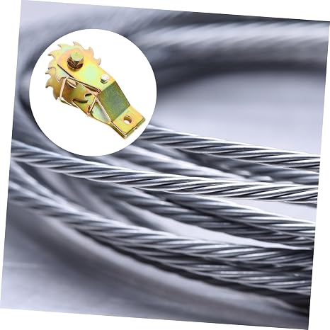 Steel Wire Tensioner Heavy Duty Wire Rope Tightener Metal Cable Strainer for Outdoor and Greenhouse Tension