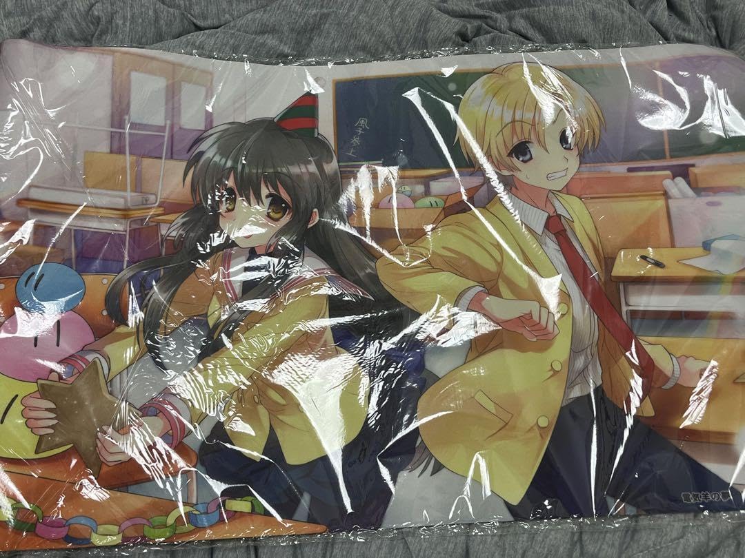 CLANNAD 風子 春原 電気羊の夢 プレイマット Amazon.co.jp: CLANNADプレイマット 伊吹風子＆春原陽平 : おもちゃ