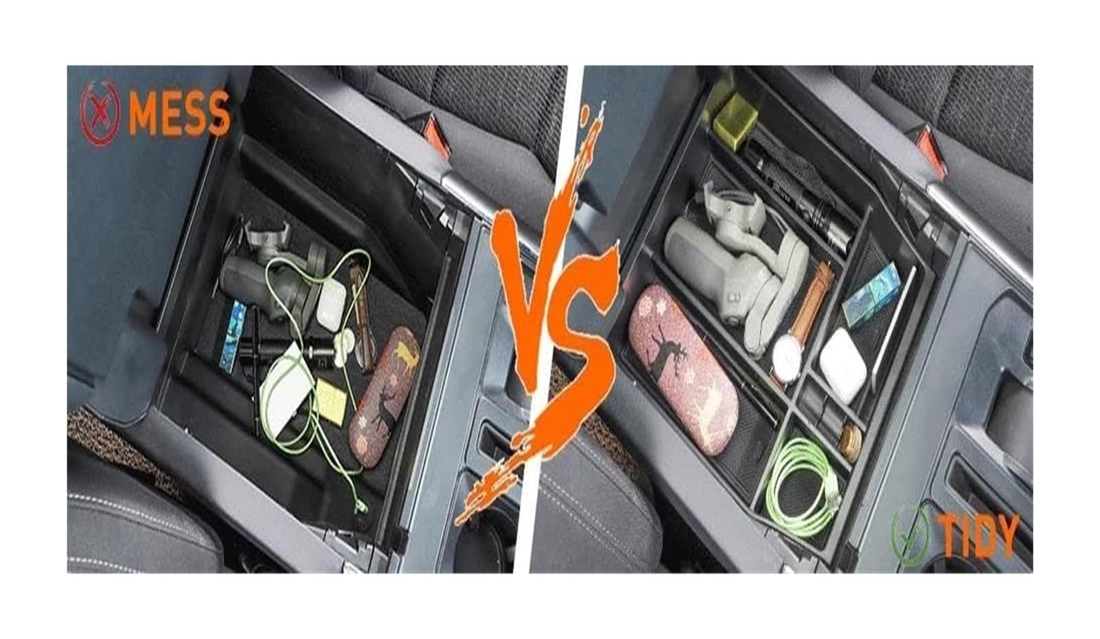 Glove Handschuhfach Für F&ord F150 2021-2023 Innenarmlehne Einsatz Tablett Münzaufbewahrungshalter Auto Mittelkonsole Organizer