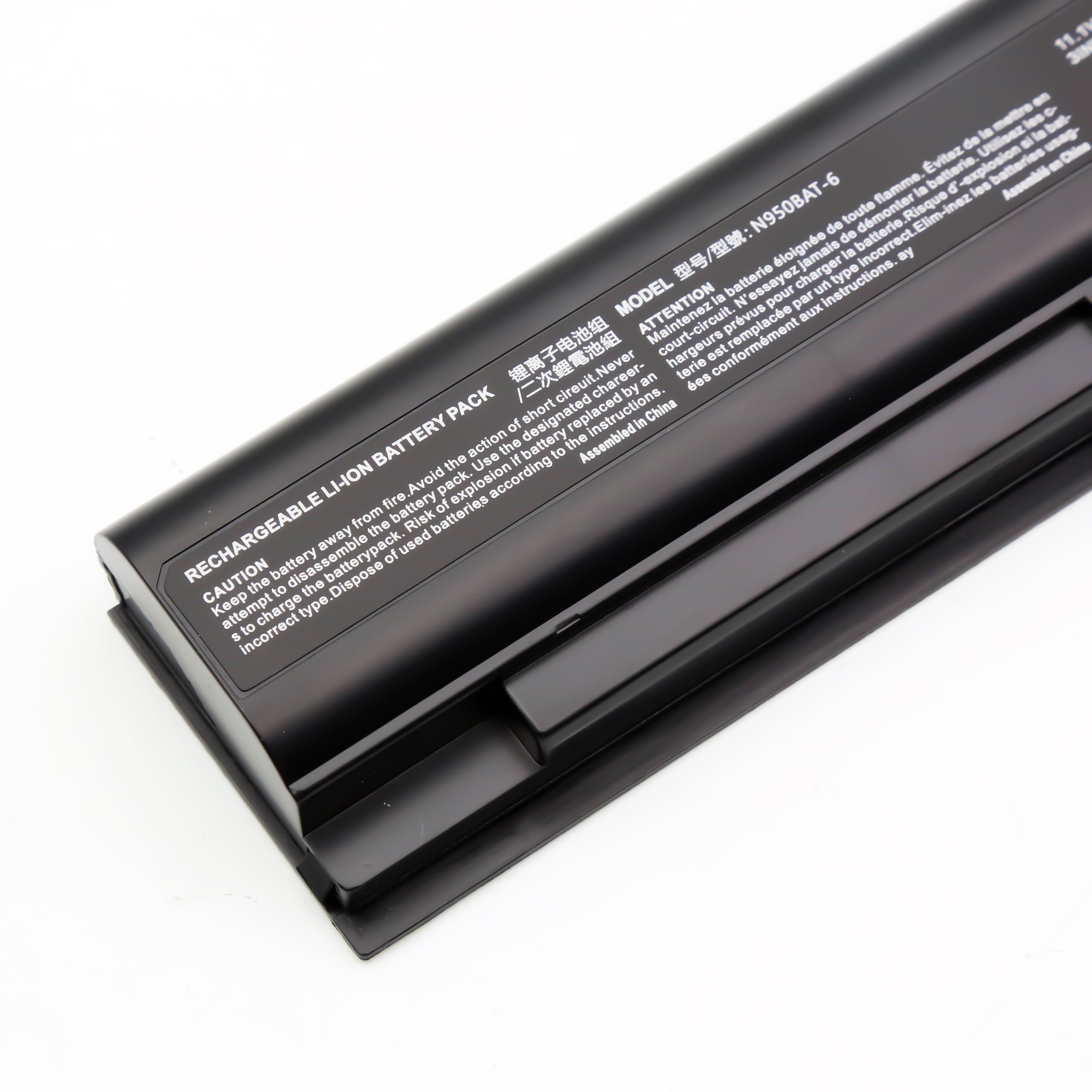 BLESYS N950BAT-6 - Batteria per laptop Clevo N950KP6 N950TD N950TP6 N957KP6 N957TD N957TP6 P960RD; per Hasee ZX7-CP5S2 ZX7-CP7S2 TX7 TX8 TX9 KP2 KP2 KP2 11111 ,1 V/62 WH
