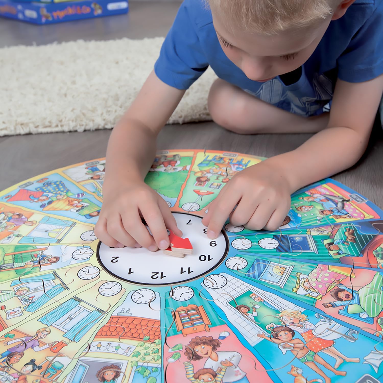 Beleduc Lernspielwar.GmbH XXL Lernpuzzle: Mein Tag Board Game