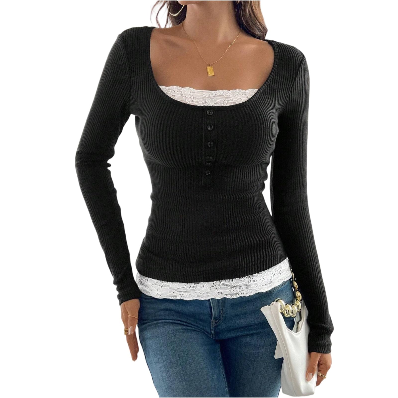 Long Sleeve Lace Top for Women Evening Streetwear Cheesecloth Lace Blouses for Women Summer Elegant Short Smart Y2k Shirt S-XL