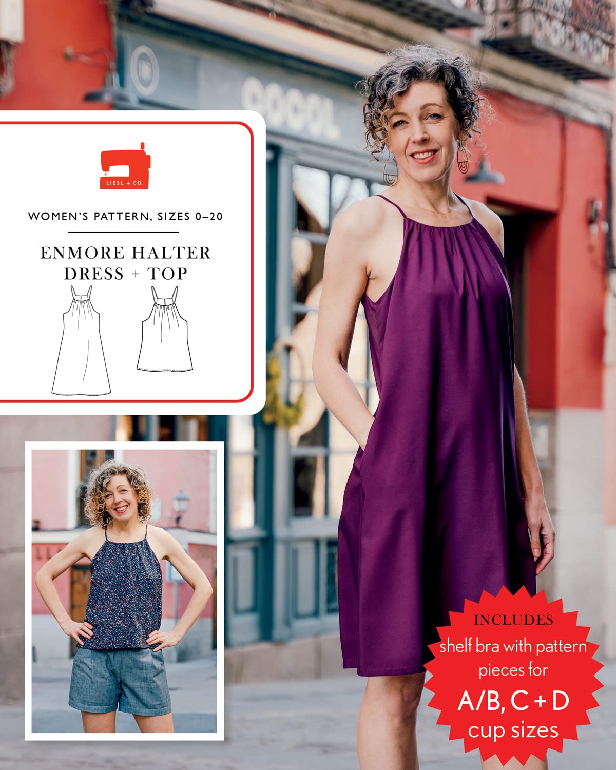 Enmore Halter Dress + Top Sewing Pattern