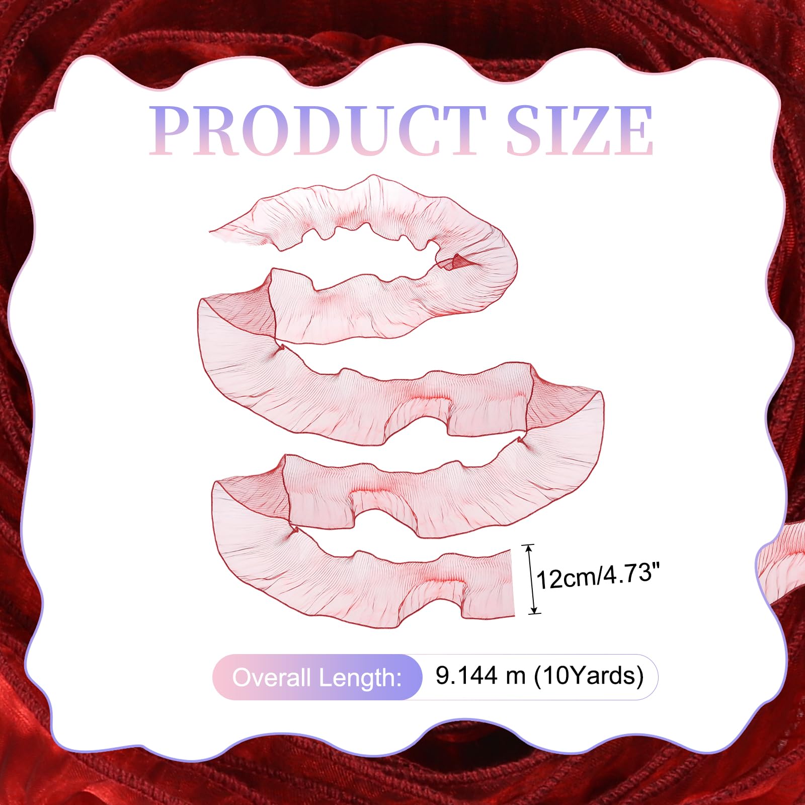 PATIKIL Ruffle Lace Trims - Image 2