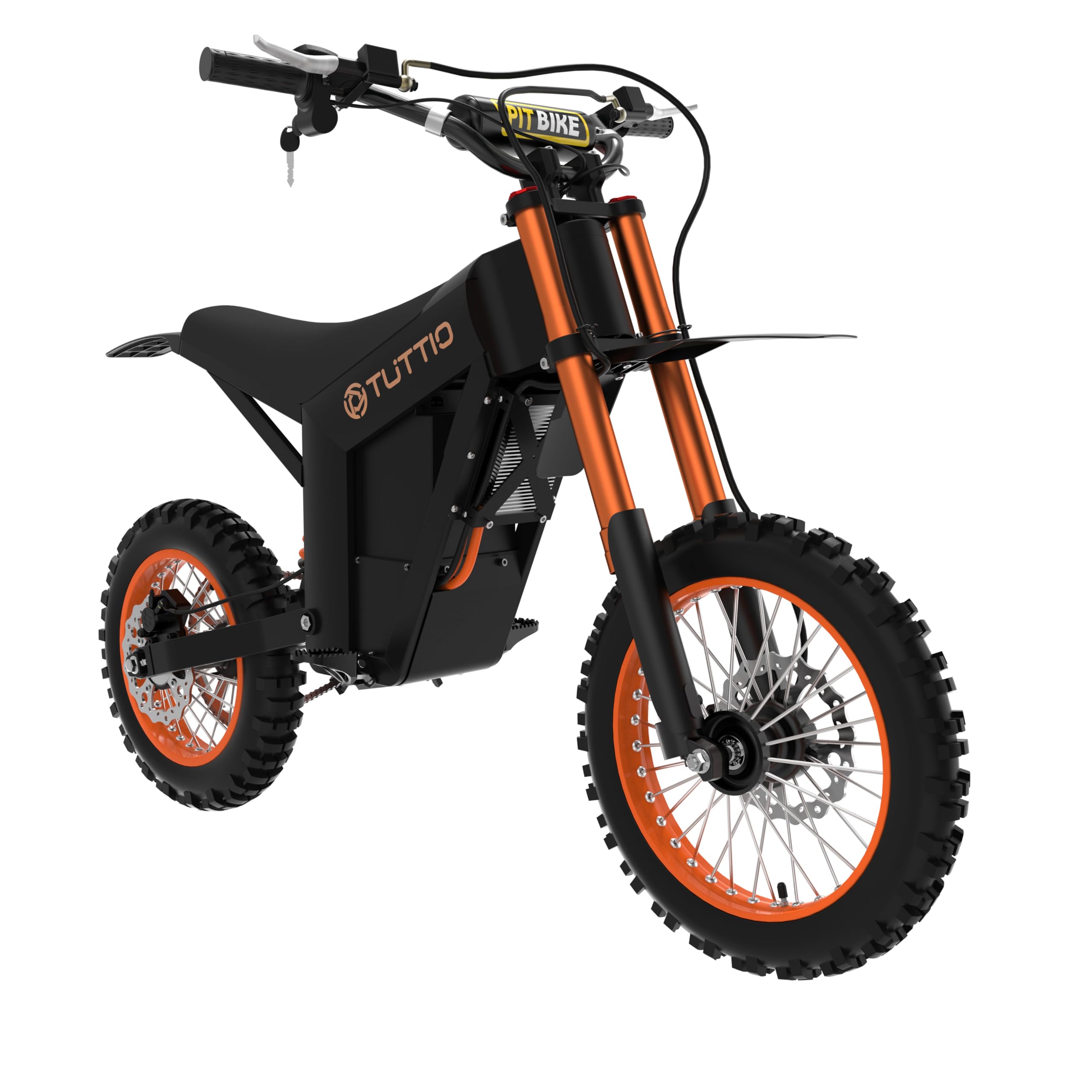 IGC Tuttio Soleil01 Electric Dirt Bike, 2000W-37MPH-21AH Electric Motorcycle, 14"/12" Off-Road Dirt Bike, 18-43Miles Long Range Ebikes with for 3-Speed Modes for Adults Teens 13+ (USA Warehouse)
