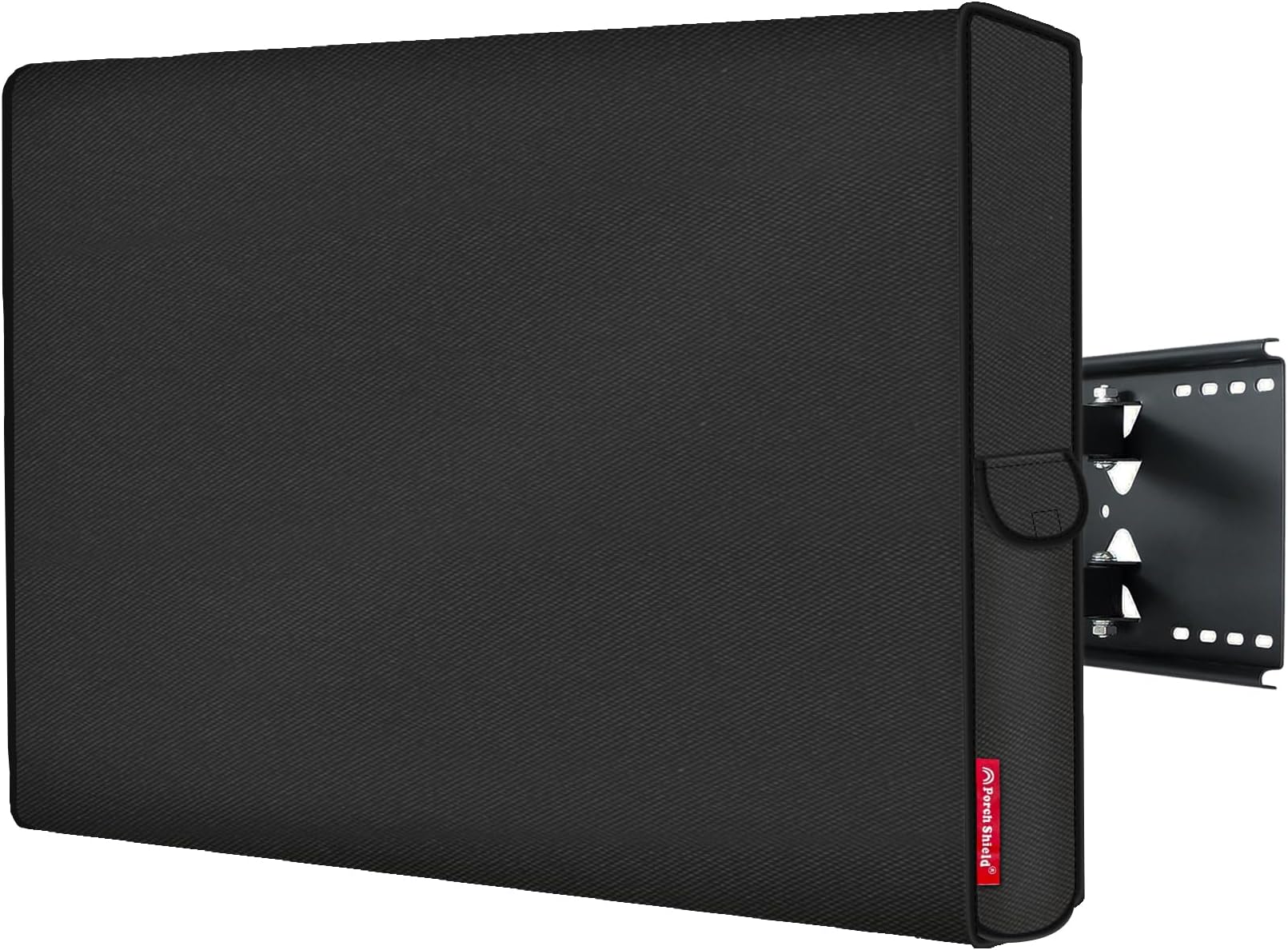 Porch Shield 48-51 inches Outdoor TV Cover Universal Weatherproof Protector for LCD, LED, Plasma Flat TV Screen, Compatible with Wall Mounts and Stands (Black)…