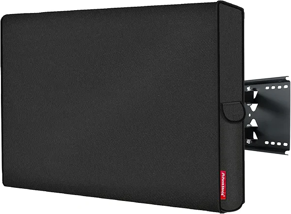Porch Shield 26-32 inches Outdoor TV Cover Universal Weatherproof Protector for LCD, LED, Plasma Flat TV Screen, Compatible with Wall Mounts and Stands (Black)