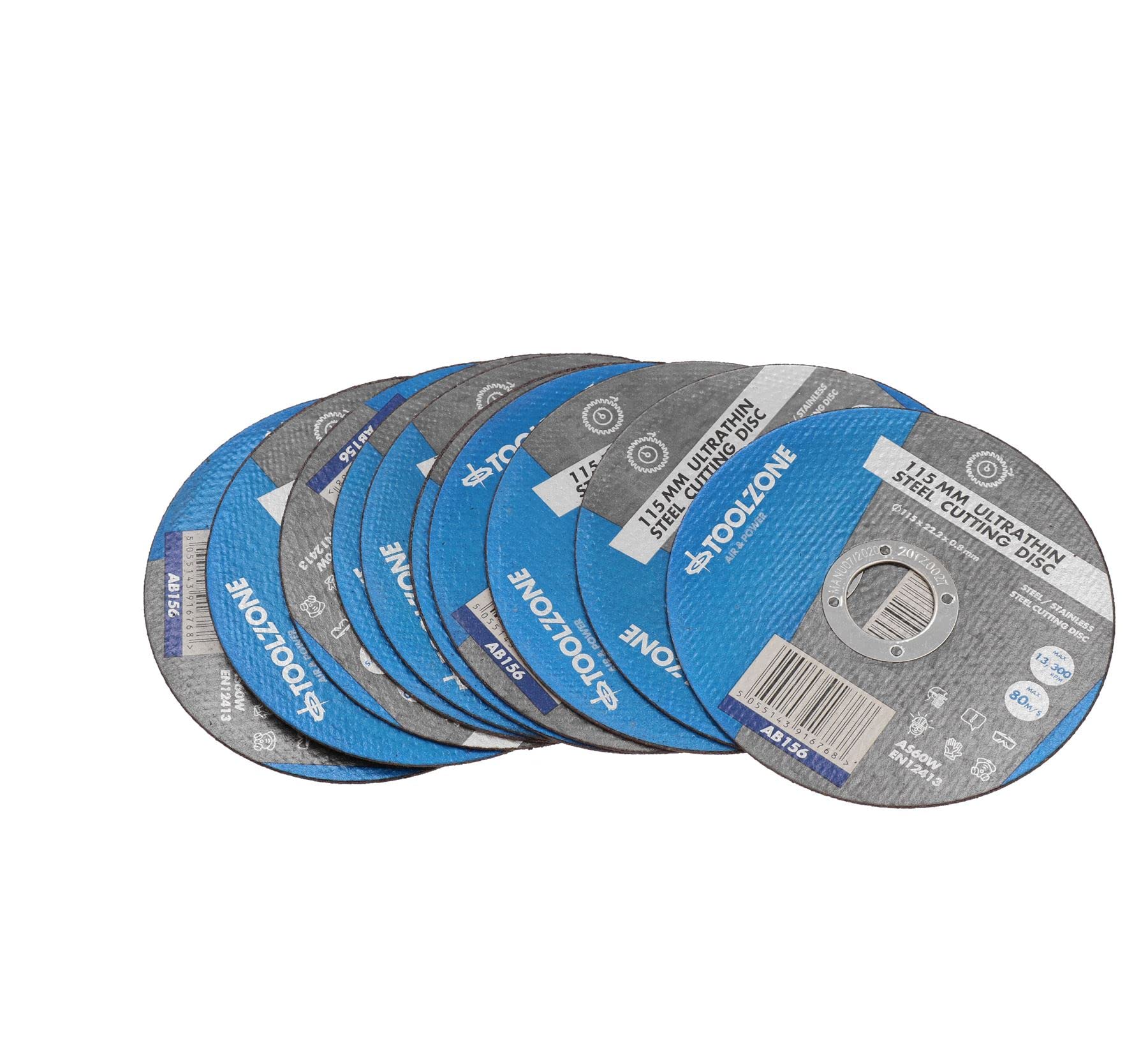 Discos de corte de acero de metal ultrafinos de 115 mm x 1 mm para amoladoras angulares de 4-1/2 pulgadas