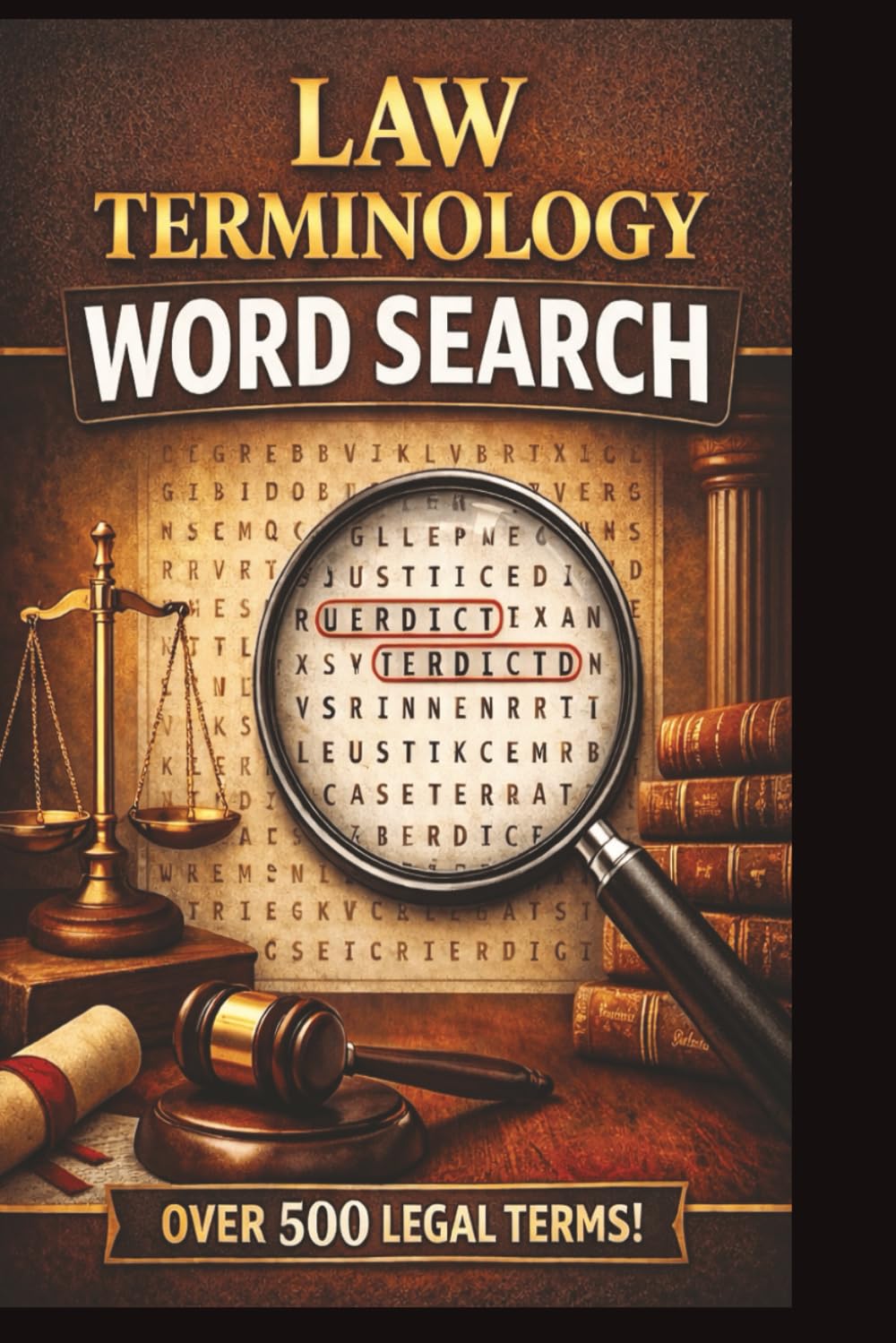 Law Terminology Word Search Over 500 Legal Terms