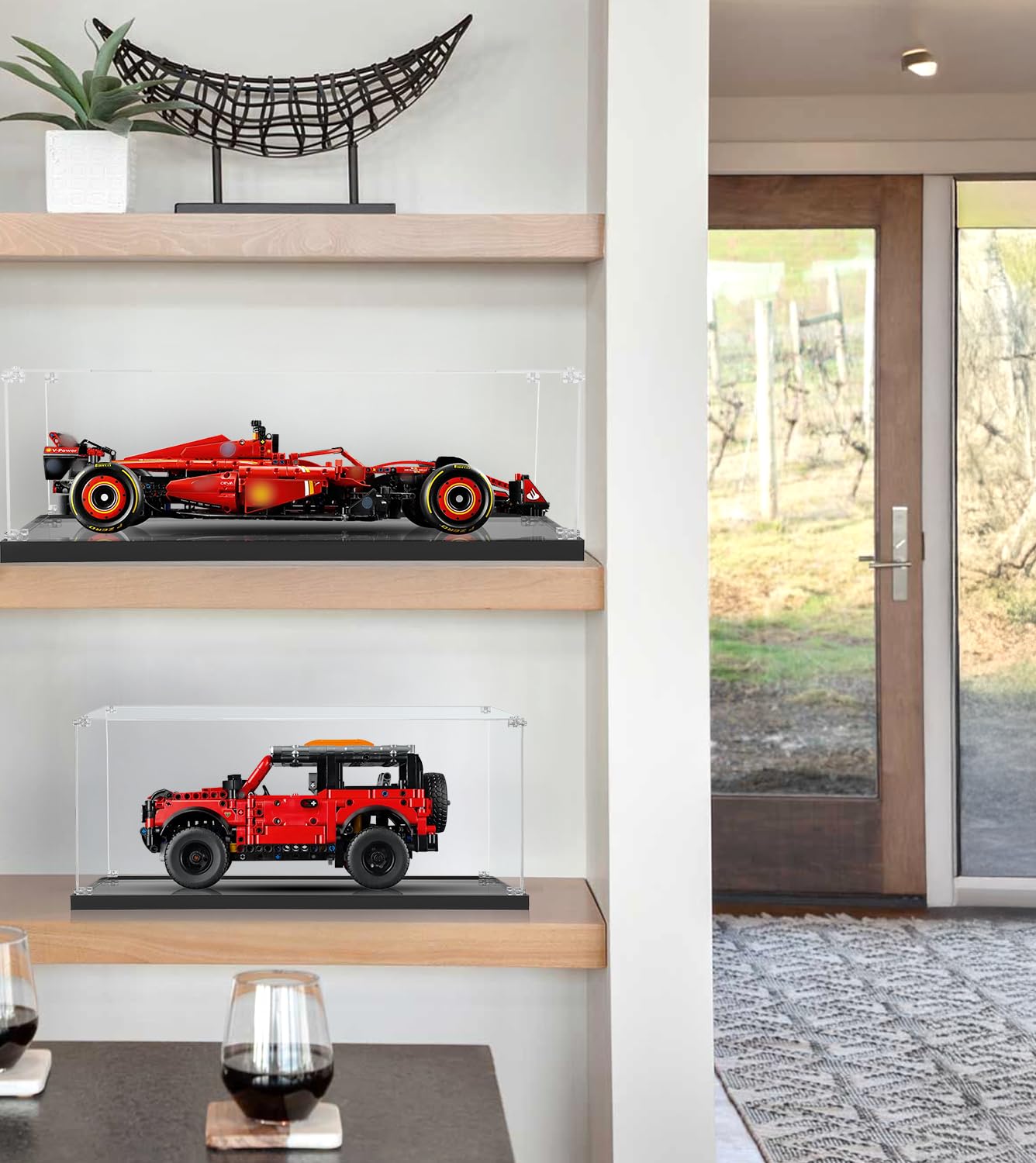 Acryl-Vitrine für Lego Technic Ford Bronco SUV Offroad-Fahrzeug-42213 – Staubdichte Aufbewahrung, Größe: 35X20X15 cm (Nur Display Case, Keine für Lego-Modell inbegriffen)