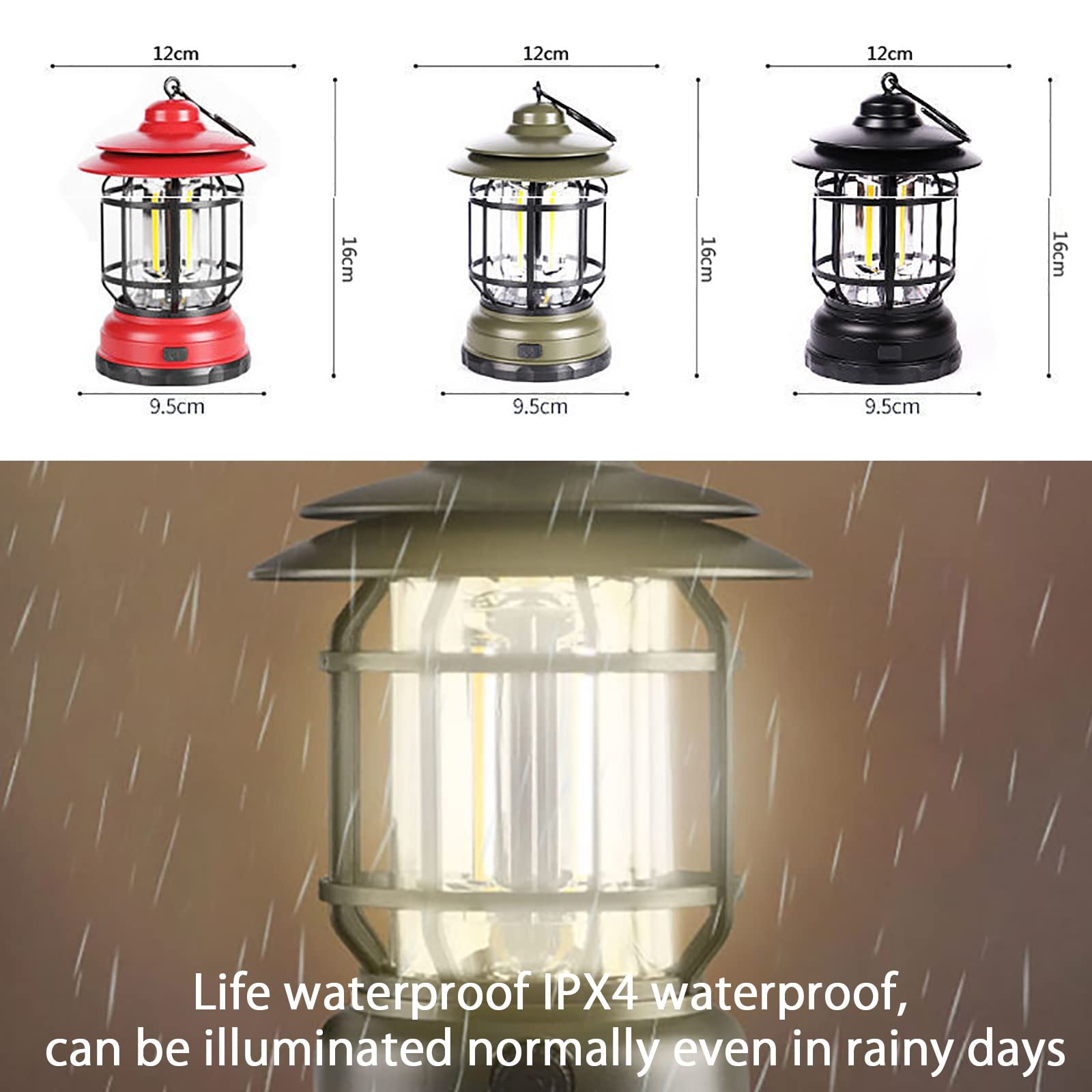 Kit Di Sopravvivenza Di Emergenza Lanterna Da Campeggio A - Foto 7