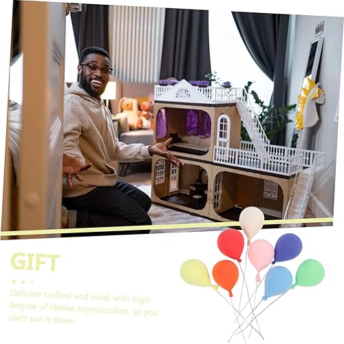 Miniatura 8 de 8 mini globos de arcilla para decoración de pasteles, globos en miniatura, casa de muñecas, globos en miniatura, casa de muñecas, globos en