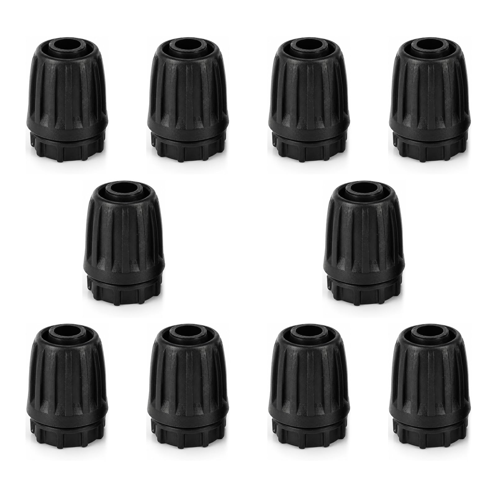 Raccords D'irrigation Goutte à Goutte 10 Pièces, pour Tuyau 13mm, Embout 1/2 Pouce, Adaptateur Droits Durable, Jardin
