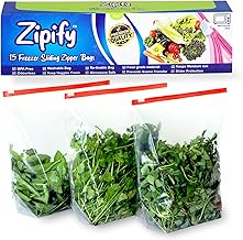 Zipify 15 Pcs ziplock pouch vegetable bag zip lock plastic bags for fridge food cover reusable zip lock bag to store vegetables in fridge zipper pouches bpa free pink | pack of 15 (Medium 10" X 10")