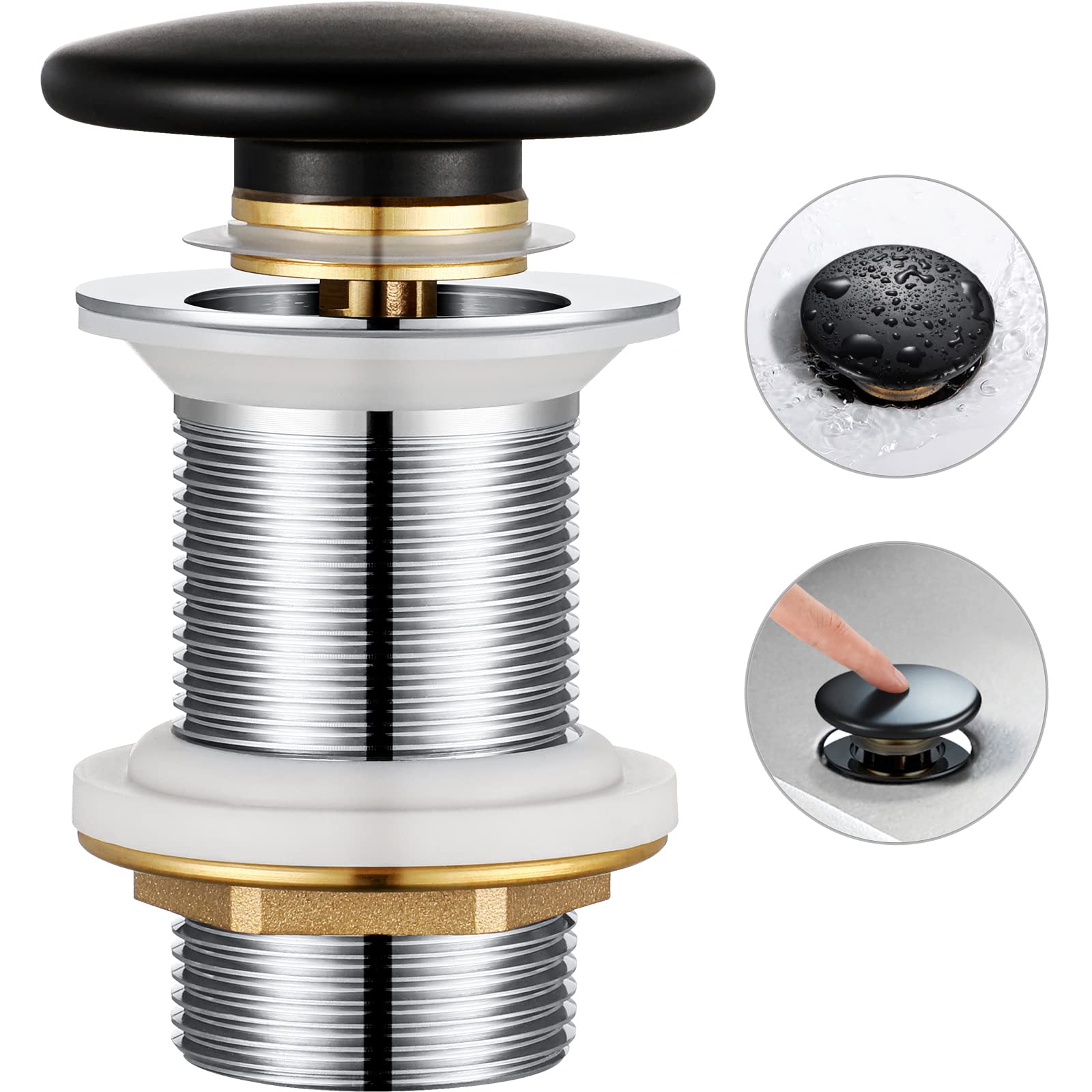 Buy Synlyn Universal Drain Fitting Without Overflow, Sink Drain Fitting