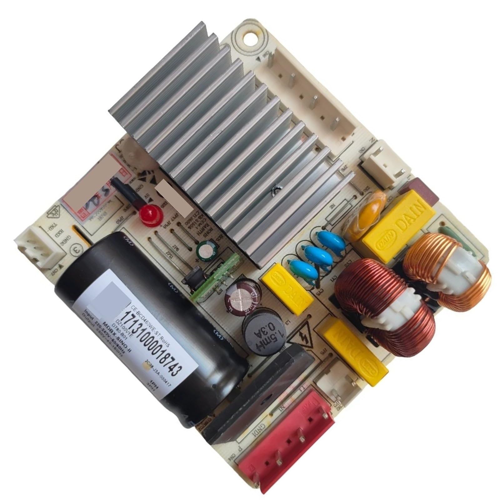Scheda Madre Del Frigorifero, Compatibile Con Midea, Scheda Inverter BCD-460WE-ST 17131000018743 Componenti Del Frigorifero Della Scheda Computer sostituire