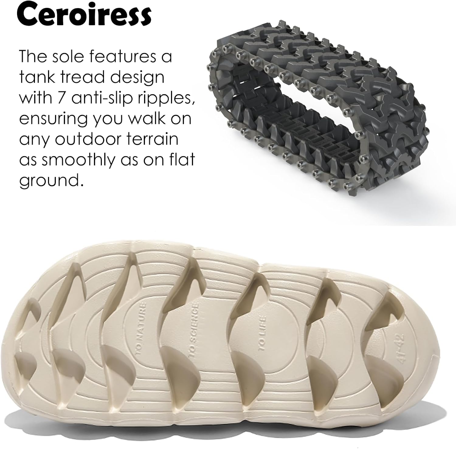 Unisex EVA Platform Flatform Recovery Slides Sport Sandals Open toe Clogs - Image 7