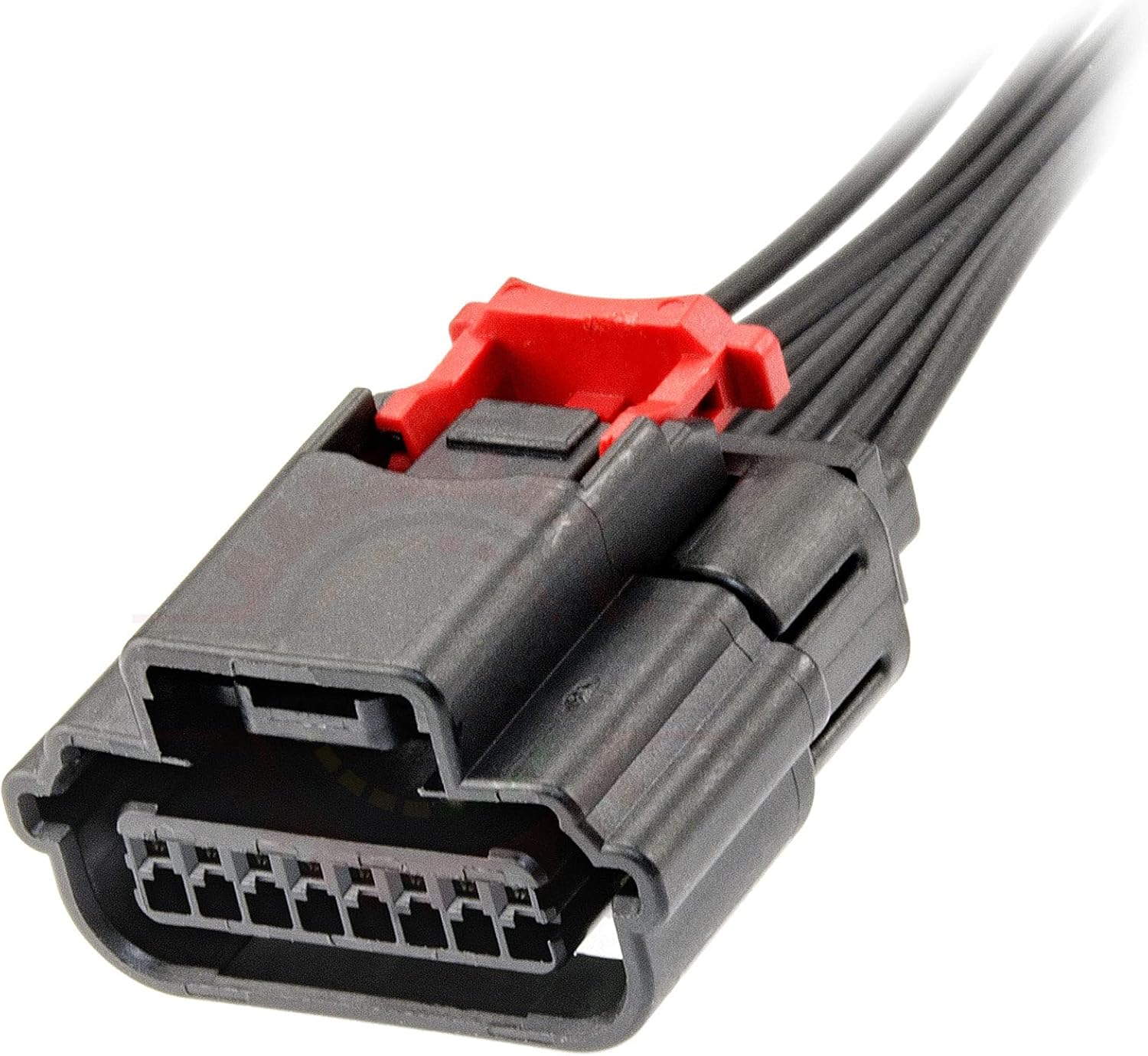 Ballenger Motorsports - 8 Way Mass Air Flow MAF Sensor Plug Connector (Male) Pigtail, Black