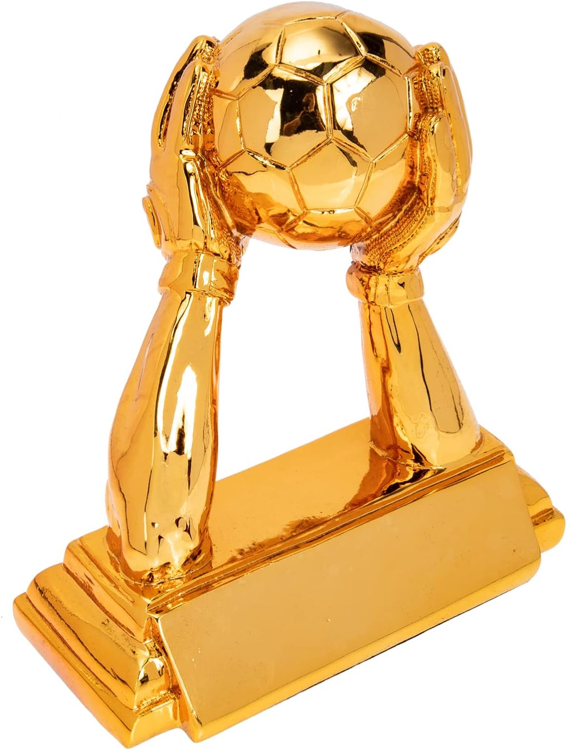 HANABASS Versatile Soccer Trophy Engraved Football Award Cup Soccer Competition Prize Resin Trophy Adornment Decor
