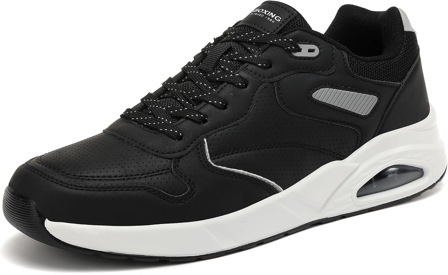 AX BOXING Shoes Men's Trainers Lightweight Casual Shoes Fashion Men's Shoes Sports Shoes Leather Walking Shoes Size 41-46 EU