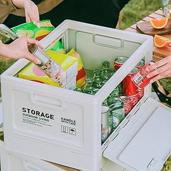 Amazon｜コンテナ ボックス 折り畳み 収納ボックス 一箱多役