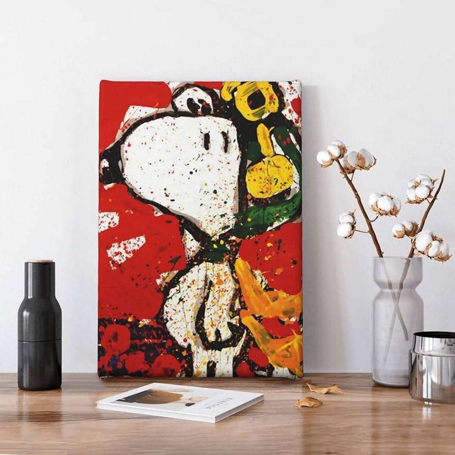 スヌーピー　ピーナッツ　フレームアート Amazon.co.jp: アートパネル ピーナッツ スヌーピー キャンバス