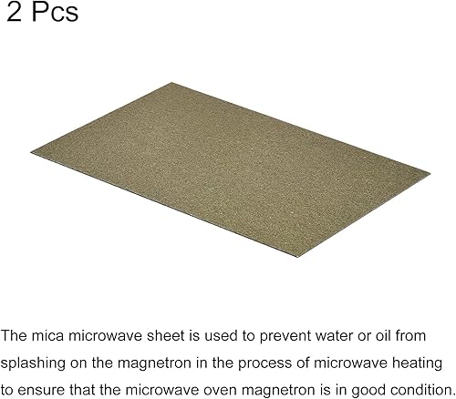 Miniatura 3 de MECCANIXITY Cubierta de guía de ondas para horno de microondas, placa de reparación de mica, placa de horno para cocina, 5.906 x 3.937 x 0.020 in,