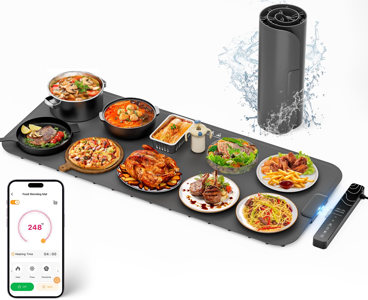 その他 FOOD HEATINGMAT Amazon.com: Food Warming Mat Extra Large 43