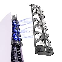 Vista 4 de Ventiladores de refrigeración PS5, ventilador de refrigeración Playstation 5 compatible con PS5 Discs Edition y edición digital