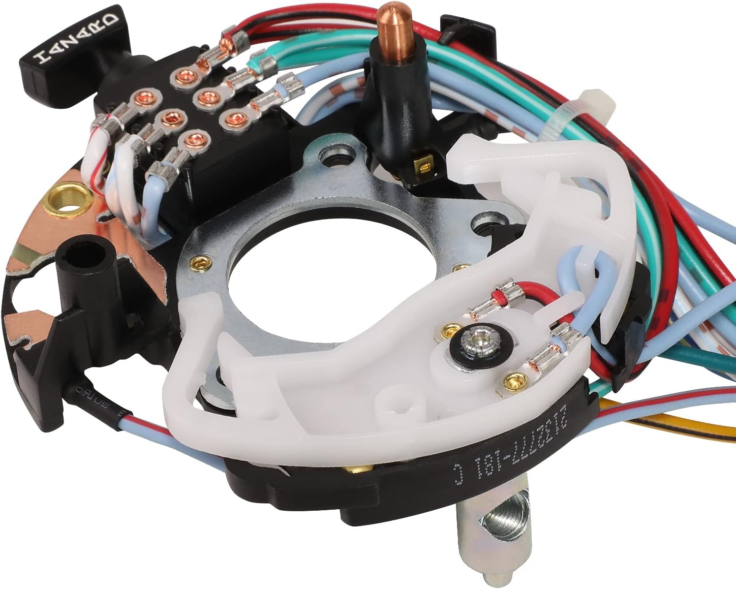 Factory Style Multi-Function Combination Turn Signal Switch Assembly Compatible with Ford E/F-Series 100 150 250 350 at 1973-1977, Driver Left Side, Black